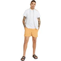 Oas Kläder Oas Black Flamingo Swim Shorts - Orange