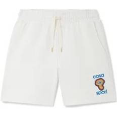 Casablanca Kläder Casablanca Mind Vibrations Broderade Sweatshorts - White