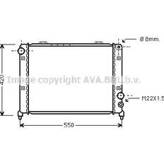 Vehicle Parts Prasco Radiator AL2035 Ava Quality