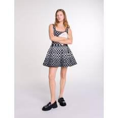 Maje Short patterned knit dress