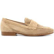 Gabor Loafers Gabor Perforated Loafer - Caramel/Brown