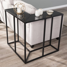 Ebern Designs Black Console Tables Ebern Designs Renina 30 Inch Steel Console Table