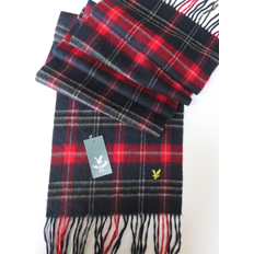 Lyle & Scott Men Scarfs Lyle & Scott Lambswool Scarf Red/Navy Blue/Black/Grey