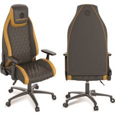 Pemberly Row Contemporary Ergonomic Gaming Chair in Racer Yellow