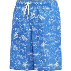 Återvunna material Badbyxor adidas Pattern Boardshorts Youth - Blue