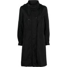 Moncler Coats Moncler Kourou Hooded Parka Coat - Black