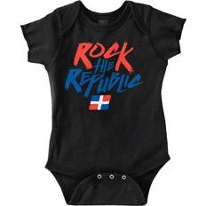 Bodysuits Brisco Brands Dominican Pride Rock the Republic Romper - Baby