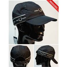 Fred Perry Herr Kepsar Fred Perry Embroidered Laurel Wreath Tape Cap - Black