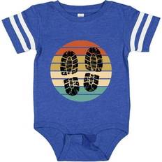 Children's Clothing Inktastic Retro Sunset Hiking Boots - Baby Bodysuit