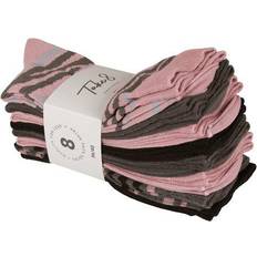 Dam Strumpor Take Damstrumpa 8-Pack - Rosa/Svart
