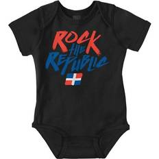 Bodysuits Brisco Brands Dominican Pride Rock the Republic Romper - Baby