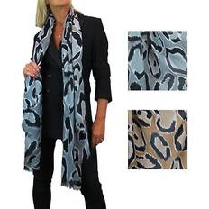 Florals Accessories Paulo Due Lightweight Leopard Spot Print Shawl Wrap - Large