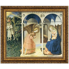 Vault W Artwork The Annunciation Altarpiece Painting 38.0 H x 45.5 x 2.0 D Framed Art