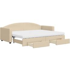 vidaXL Sofá Cama Nido Cajones Tela 80x200 cm