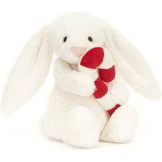 Soft Toys Jellycat Kuscheltier Bashful Bunny mit Zuckerstange 18cm