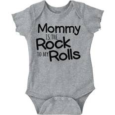 Bodysuits Brisco Brands Funny Mommy Is The Rock Romper - Baby