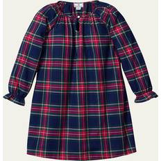 Nightgowns Petite Plume Girl's Delphine Windsor Tartan Nightgown - Navy