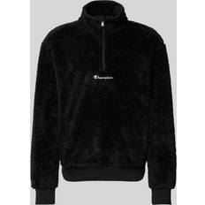 Champion Herre Sweatere Champion Sweatshirt Mit Label-Stitching - Black