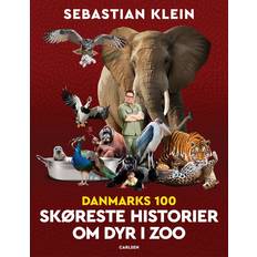 Billig Børnebøger - Dansk Danmarks 100 skøreste historier om dyr i zoo (Indbundet, 2024)