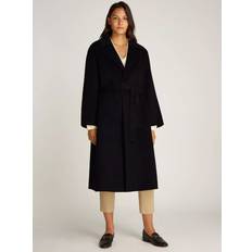 Calvin Klein Coats Calvin Klein Wrap Wool Blend Coat - Black