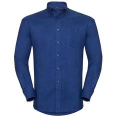 Oxford Easy-Care Long Sleeved Formal Shirt - Bright Royal Blue