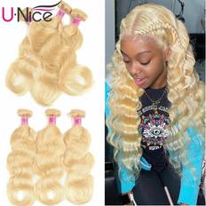 Blonde Hair Wefts UNice Honey Blonde Body Wave 1/3 Bundles 16" x 1=100g