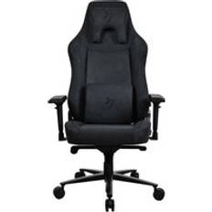 Vernazza XL Supersoft Fabric Gaming Chair Black, Black