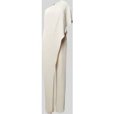 Lauren Ralph Lauren Jumpsuits & Overalls Lauren Ralph Lauren Cape Georgette One-Shoulder Jumpsuit - Beige