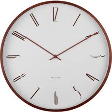 Karlsson wall clock Karlsson Wall Clock 40 cm White Wood Vægur 40cm