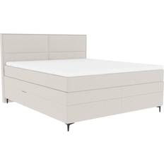 Betten Momax Bari 160 x 200 cm Creme Boxspringbett