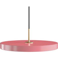 A - Akryl Pendellampor Umage Asteria Plus Medium Taklampa Nuance Rose/Brass Pendellampa