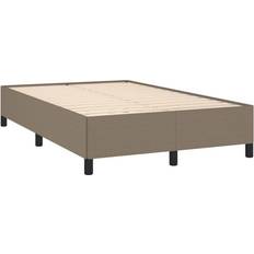 120cm - Beige Sängramar vidaXL Utan Madrass Taupe 120x190 cm Sängram