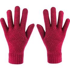 Red Gloves Dezsed Women’s Winter Touchscreen Gloves - Red