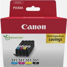 Canon High Capacity Black Ink Cartridge Twin Pack - Black