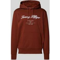 Tommy Hilfiger Hoodie Mit Label-Stitching - Hellbraun