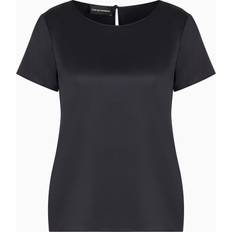 Emporio Armani Blouses Emporio Armani Short-sleeved silk satin blouse