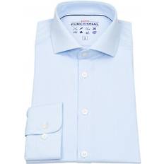 Pure Hemd Slim Fit Shirt - Hellblau/Weiß