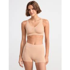 Lindex Sømløse Boksertruser Med Høy Midje - Beige