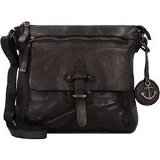 Handtasche, Hayden Umhängetasche Leder 28 cm, Grau