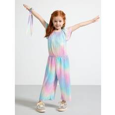 Lindex Jumpsuits & Overalls Lindex Plissé Jumpsuit with Glitter - Light Pink