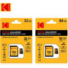 Minneskort & USB-minnen Kodak (U3 256GB) Microsdxc Uhs-i Flash Memory Card With Adapter