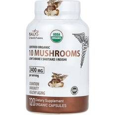 Nutri Organic 10 Mushroom Blend 2400 mg - 120 Capsules