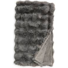 Nordstrom Rack Bubble Faux Fux Throw Blanket Blankets Gray