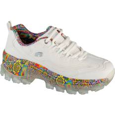 Skechers Cuero Sintético Zapatillas Skechers Jen Stark Hi-Ryze Deco Drip - White