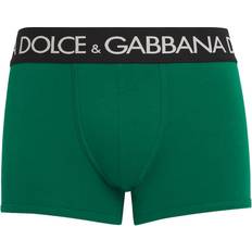 Dolce & Gabbana Green Underwear Dolce & Gabbana Stretch-Cotton Boxer Briefs Green