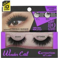 Ebin Zoebeautysupply.com, New York Wonder Cat 3D Faux Mink Eye Lashes-September