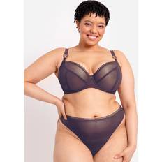 Purple Underwear Curvy Kate Lifestyle Plunge Bra - Plum Purple