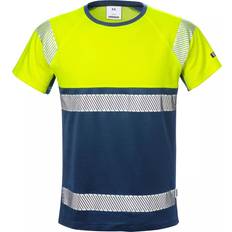 Fristads FristadsT-shirt 7518 THV, Varsel gul/marinblå