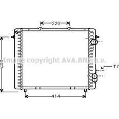 Vehicle Parts Prasco Radiator Engine Cooling RTA2159