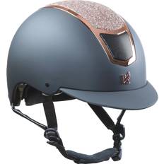 Black Riding Helmets Shires Shires Karben Valentina Riding Hat Rose Gold 59-61cm